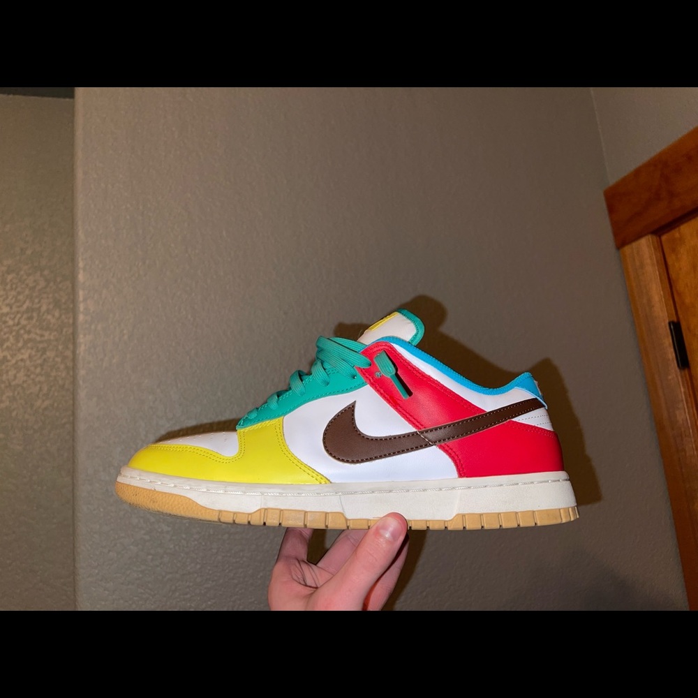 nike dunk low free 99 white